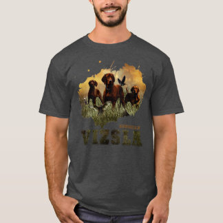T-shirt L'art de Vizsla