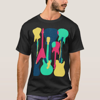 T-shirt L'art des guitares électriques