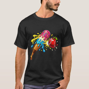T-shirt L'art du baseball Slugger de glace