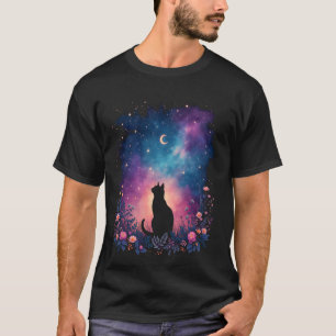 T-shirt L'art du ciel étoilé des chats