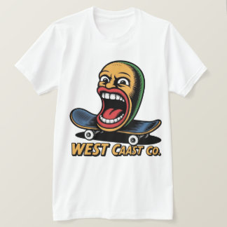 T-shirt L'Art du Skateboard de la Côte Ouest