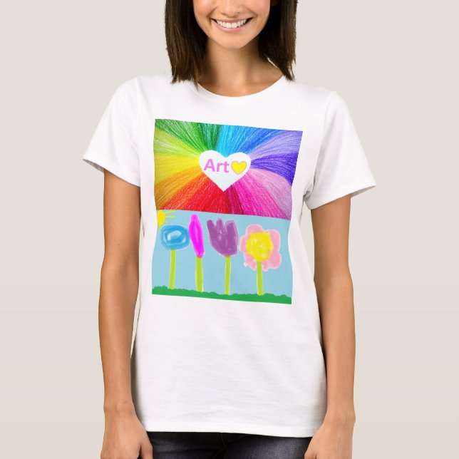 T-shirt L'art est l'amour  (Devant)