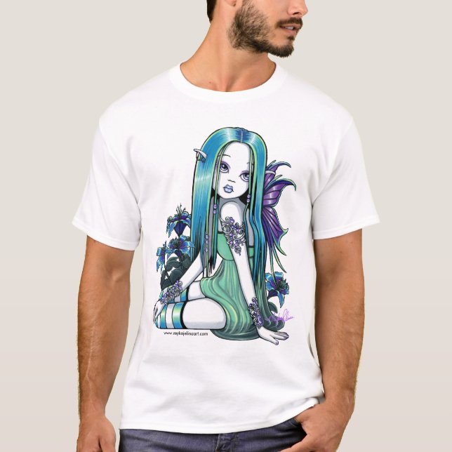 T-shirt L'art féerique de Lilly de lune gothique de "Luna" (Devant)