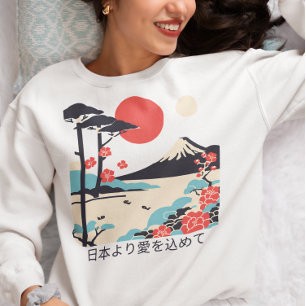 T-shirt L'art japonais du Mont Fuji