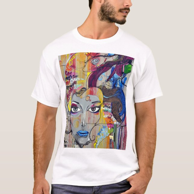 T-shirt L'art Ladyface (Devant)