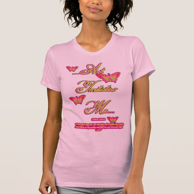 T-shirt L'art m'imite - Golden Blush (Devant)