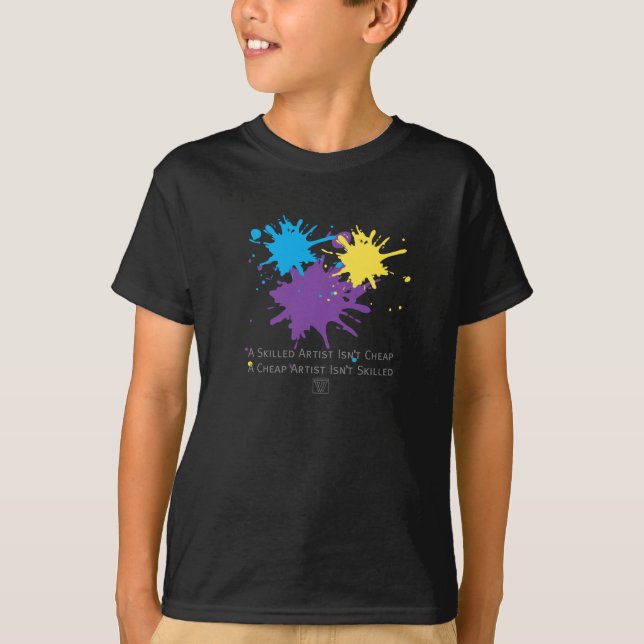 T-shirt L'art n'est pas bon marché (Devant)