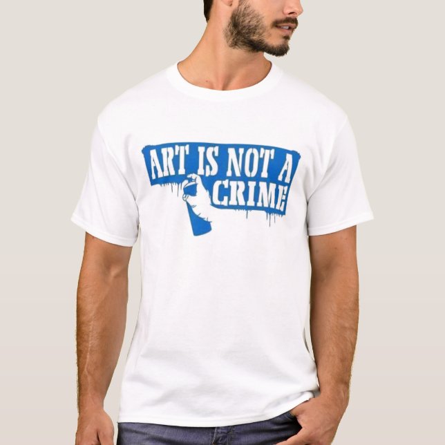 T-shirt L'art n'est pas un crime (Devant)