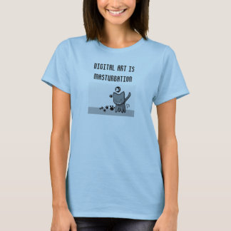 T-shirt L'art numérique est mauvais