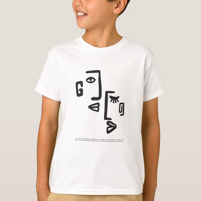 T-shirt L'art relie (Devant)