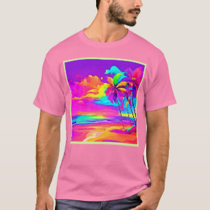 T-shirt L'art tropical vibrant