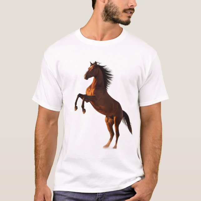 T-shirt L'artisanat du cheval d'élevage Majestic (Devant)