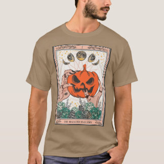 T-shirt L'artisanat Haunted Hallow Citrouille Tarot Card