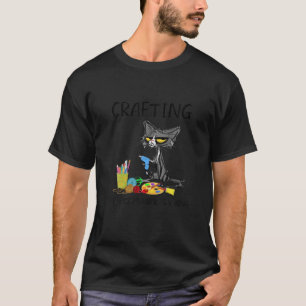 T-shirt L'artisanat parce que le meurtre est mal Funny Cat