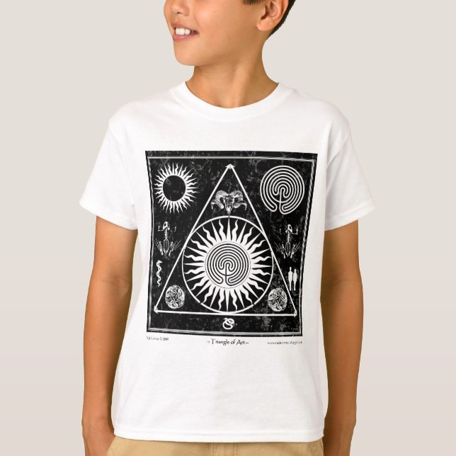 T-shirt L'artisanat : un triangle de l'art #4 (Devant)