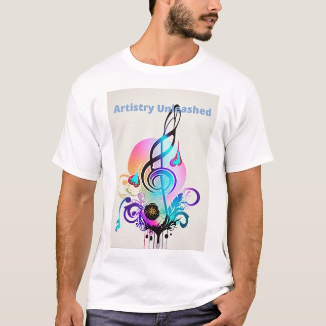 T-shirt "L'artiste en mouvement" (Devant)
