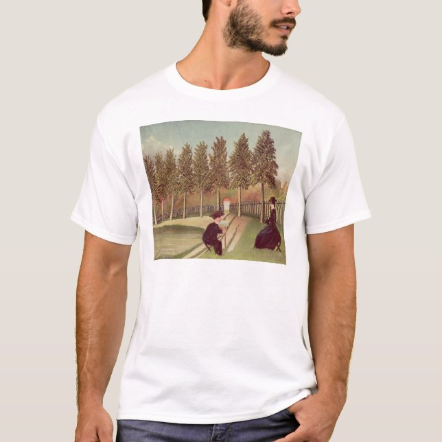 T-shirt L'artiste peignant son épouse, 1900-05 (Devant)