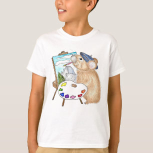 T-shirt L'artiste Pika Peint Yosemite Illustration