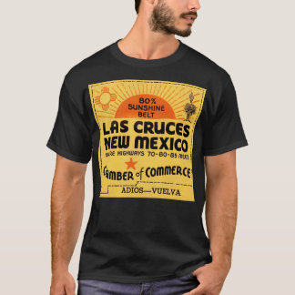 T-shirt Las Cruces Nouveau-Mexique Vintage Souvenir touris