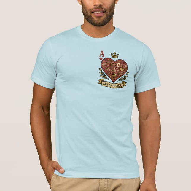 T-shirt L'as des coeurs (Devant)