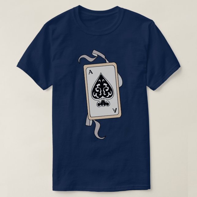 T-shirt L'as des pique (Design devant)