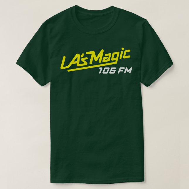 T-shirt LAs MAGIC 106 FM Retro Defunct Radio Station (Design devant)