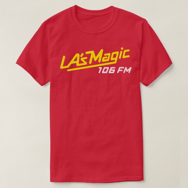 T-shirt LAs MAGIC 106 FM Retro Defunct Radio Station (Design devant)