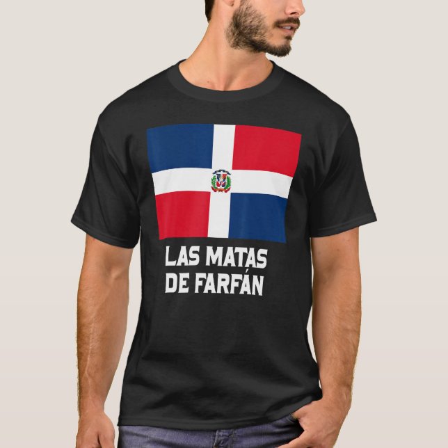 T-shirt Las Matas De Farfán République Dominicaine Emblem  (Devant)