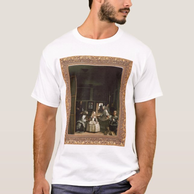 T-shirt Las Meninas par Diego Vélazquez (Devant)
