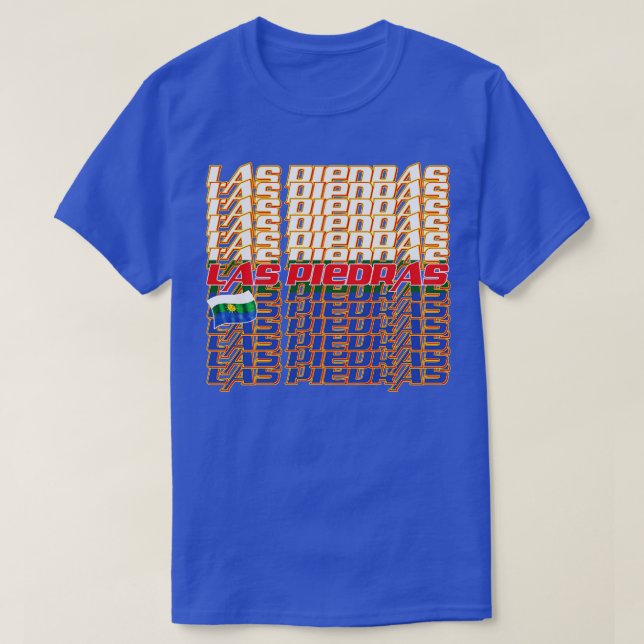 T-shirt Las Piedras Cascade texte 2 (Design devant)
