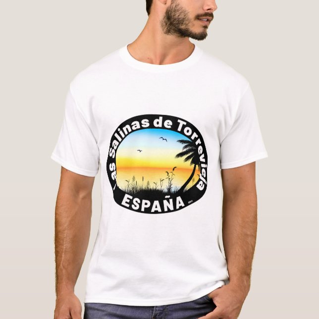 T-shirt Las Salinas De Torrevieja Espagne (Devant)