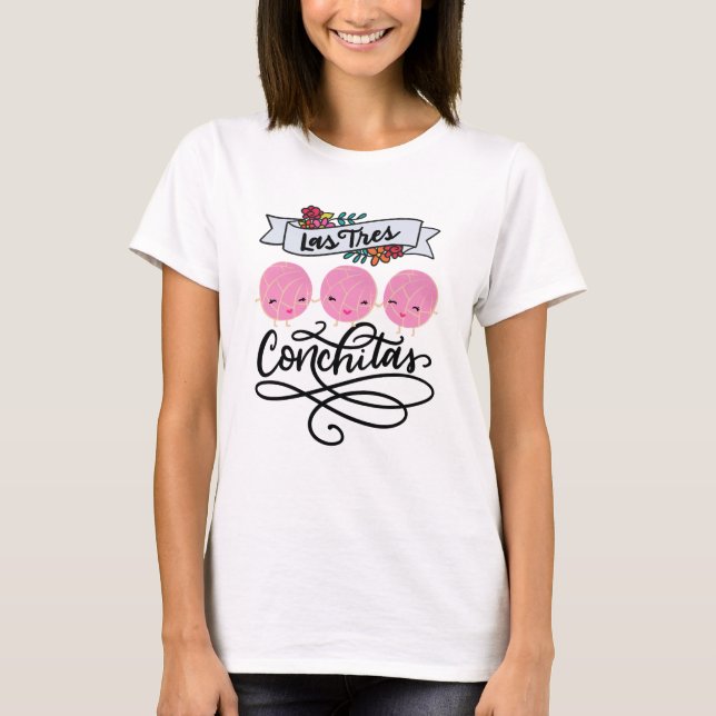 T-shirt Las Tres Conchitas (Devant)