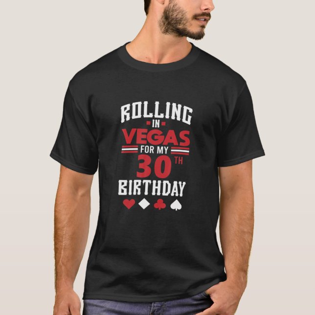 T-shirt Las Vegas 30e anniversaire de fête Gift Gambler Ro (Devant)