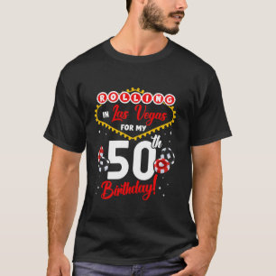 T-shirt Las Vegas 50 ans Anniversaire 2024 Famille Reunio