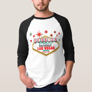 T-shirt Las Vegas Anniversaire Fête Personnalisable T-S