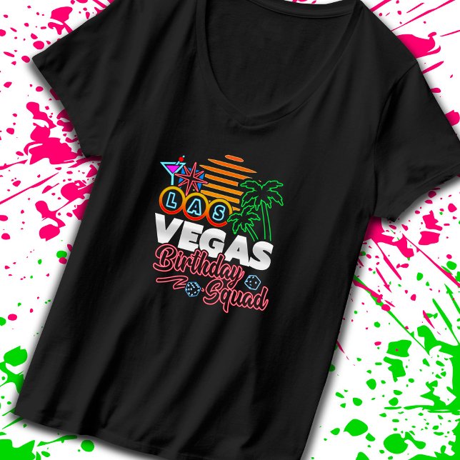 T-shirt Las Vegas Anniversaire - Vegas Anniversaire Squad (Créateur téléchargé)