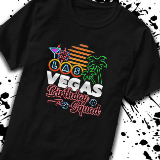 T-shirt Las Vegas Anniversaire - Vegas Anniversaire Squad