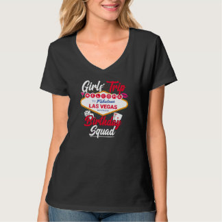 T-shirt Las Vegas Birthday Girl Trip Vegas Birthday Squad