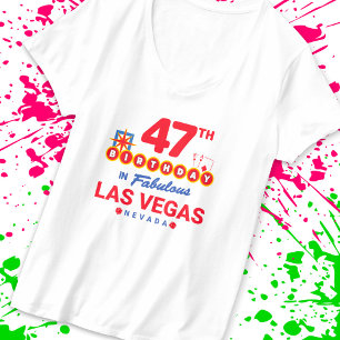T-shirt Las Vegas Birthday Party
