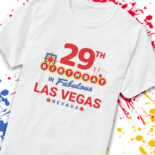T-shirt Las Vegas Birthday Party