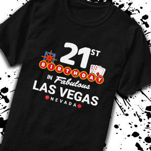 T-shirt Las Vegas Birthday Party