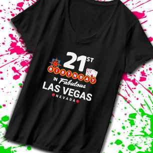 T-shirt Las Vegas Birthday Party