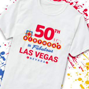 T-shirt Las Vegas Birthday Party