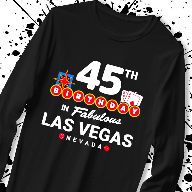 T-shirt Las Vegas Birthday Party (Créateur téléchargé)