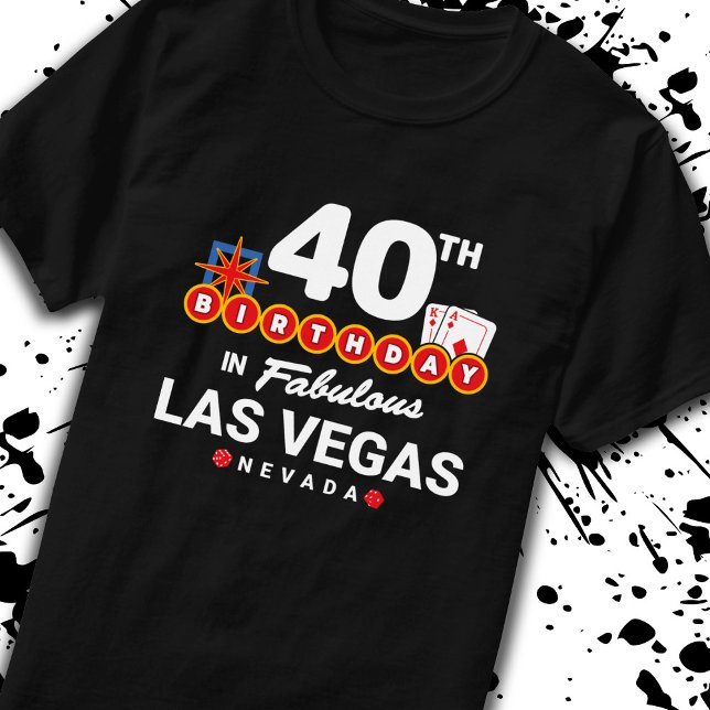 T-shirt Las Vegas Birthday Party (Créateur téléchargé)