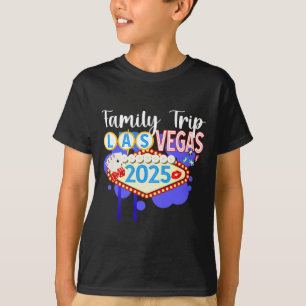 T-shirt Las Vegas Family Trip 2025 Matching Family Vacay B