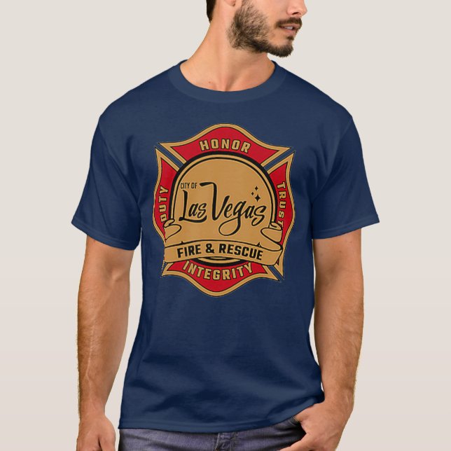 T-shirt Las Vegas Fire  Rescue Department (Devant)