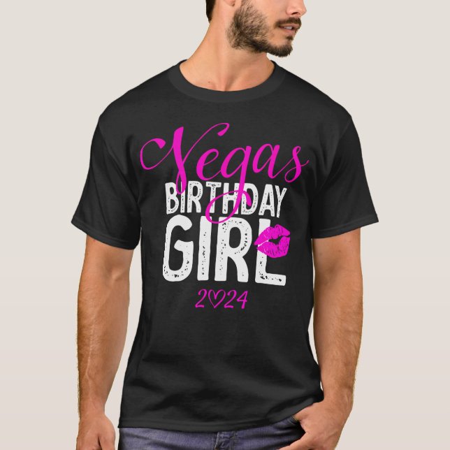 T-shirt Las Vegas Girls Trip 2024 Shirts Girls Vegas Naiss (Devant)