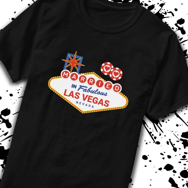 T-shirt Las Vegas Mariage - Couple marié à Las Vegas (Créateur téléchargé)