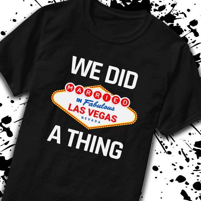 T-shirt Las Vegas Mariage - Couple marié à Vegas (Créateur téléchargé)